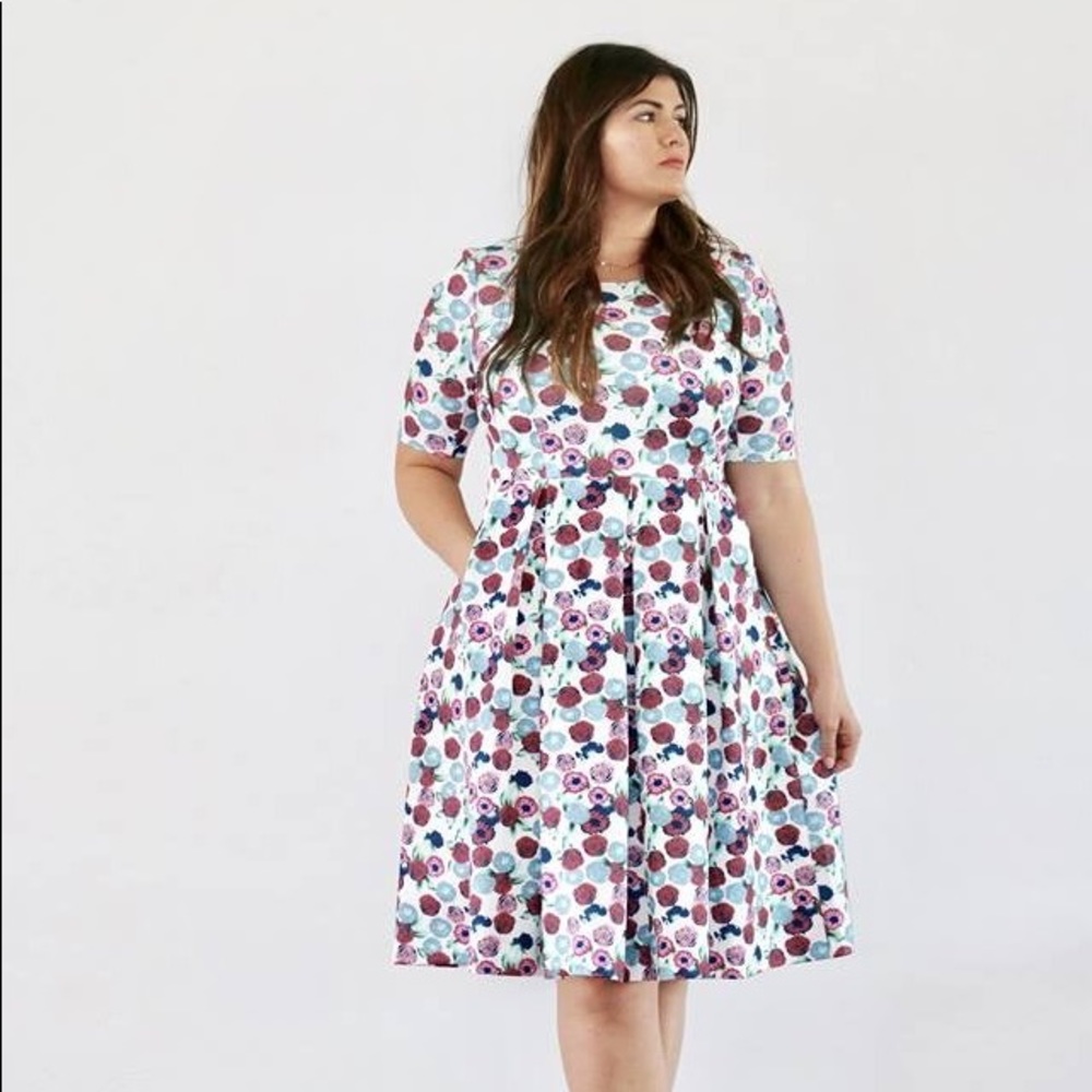 Floral print dress